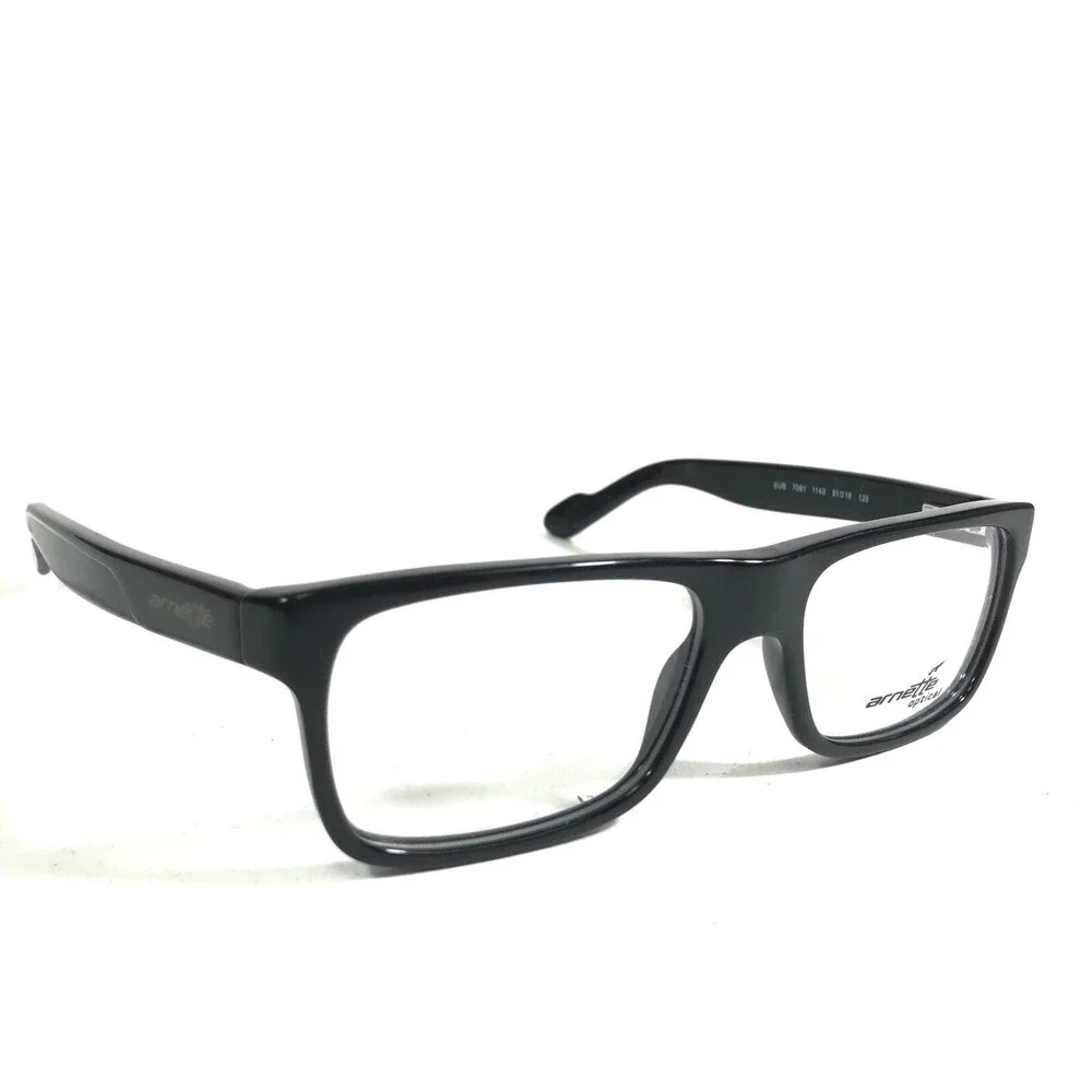 Arnette SUB 7061 1143 Eyeglasses Frames Black Rectangular Full Rim 51-16-135